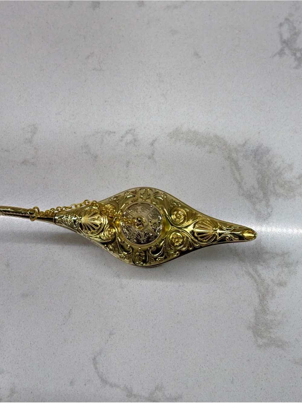 Shiny Metal Gold Tone Lamp Genie Lamp Small Size Trinket Aladdin